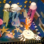 Connecting home and school- This beautiful undersea garden was created by a child with his family's support and encouragement!